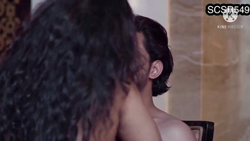 Kívánós teltkarcsú indonéz ancika egy kis nyalakodás után könyörtelenül megkettyintve Thumb